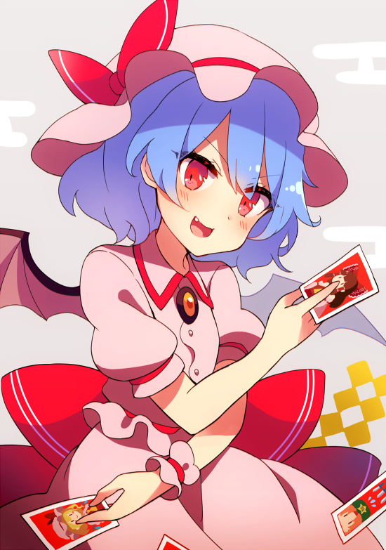 hakurei reimu, remilia scarlet, flandre scarlet, and hong meiling (touhou) drawn by 60mai