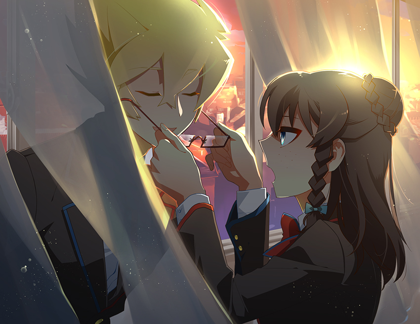 swallow cratsvalley and meryll sherbette (chaos dragon and 1 more) drawn by hesocha