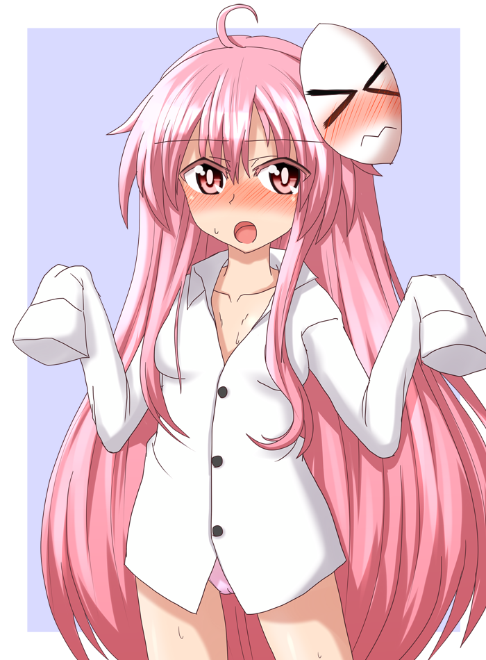 hata no kokoro (touhou) drawn by teoi_(good_chaos)