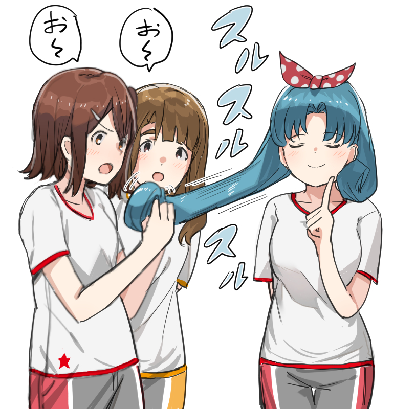 kasuga mirai, tokugawa matsuri, and miyao miya (idolmaster and 2 more) drawn by suzuki_puramo