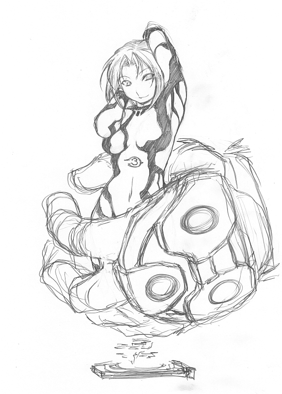 master chief and cortana (halo) drawn by keshin