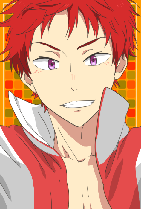 shiina asahi (free! and 1 more) drawn by apolix