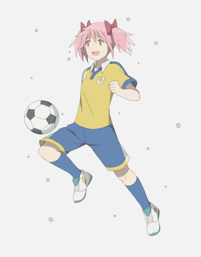 kaname madoka and yuuki aoi (mahou shoujo madoka magica and 3 more) drawn by mio_(jian_wei)
