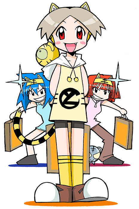 kotora, coco, benga ru, amu ru, and shiro kotora (toranoana and 1 more) drawn by mukku_(mook-tv)
