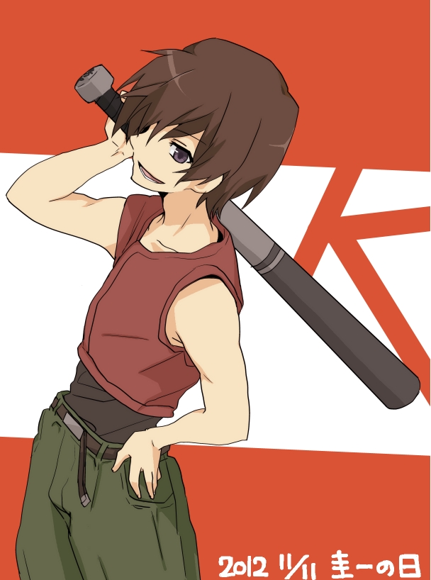 maebara keiichi (higurashi no naku koro ni) drawn by nuancho