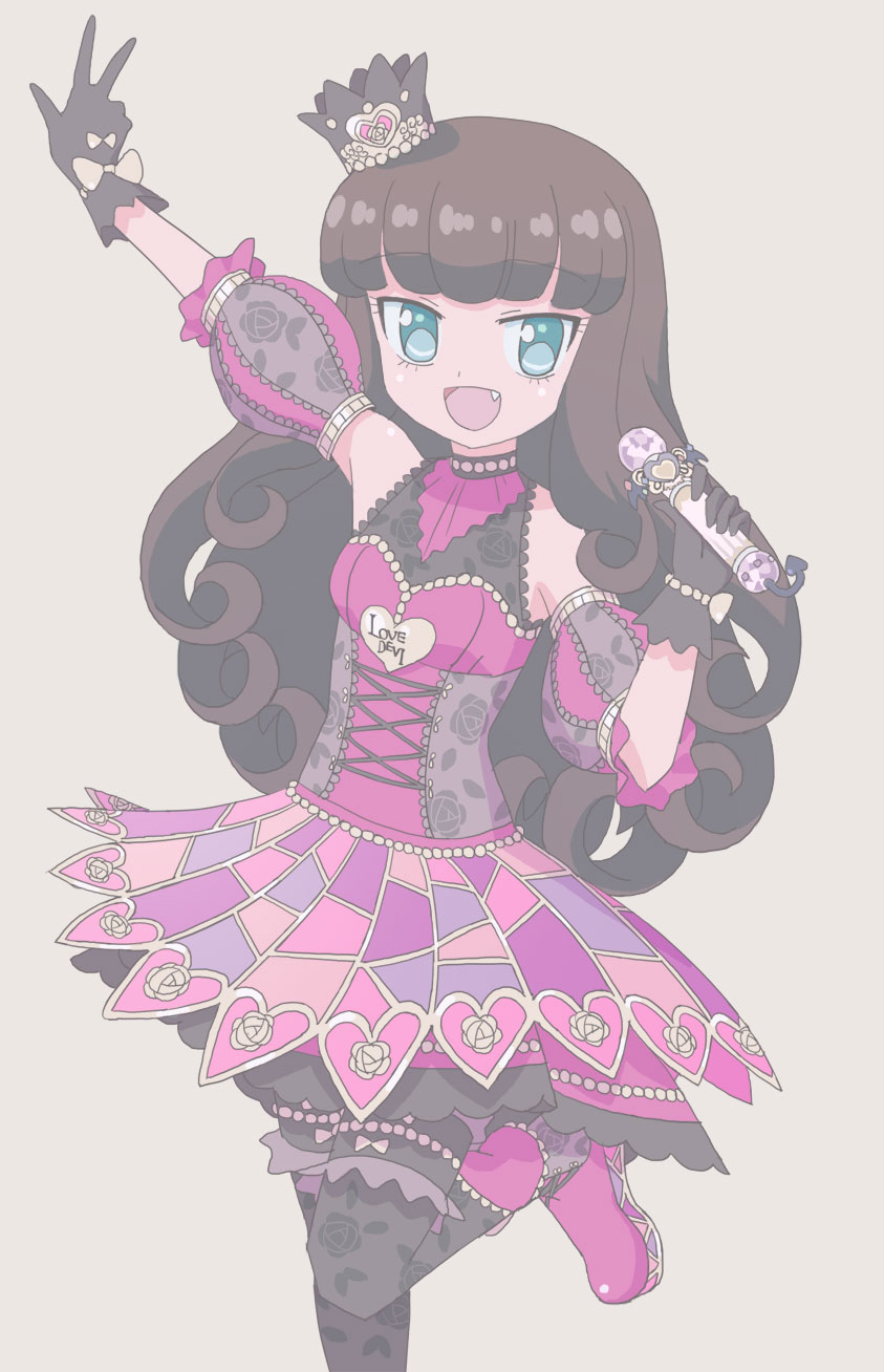 kurosu aroma (pretty series and 1 more) drawn by ku_(residual666)