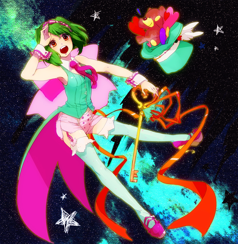 ranka lee (macross and 2 more) drawn by tomo_(sjim)