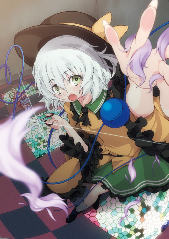 komeiji koishi and komeiji satori (touhou) drawn by kabun_(suzuna_jct)