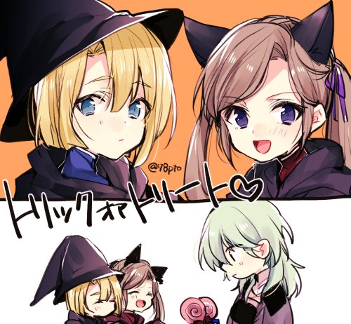 edelgard von hresvelg, dimitri alexandre blaiddyd, and female byleth (fire emblem and 1 more) drawn by naho_(pi988y)