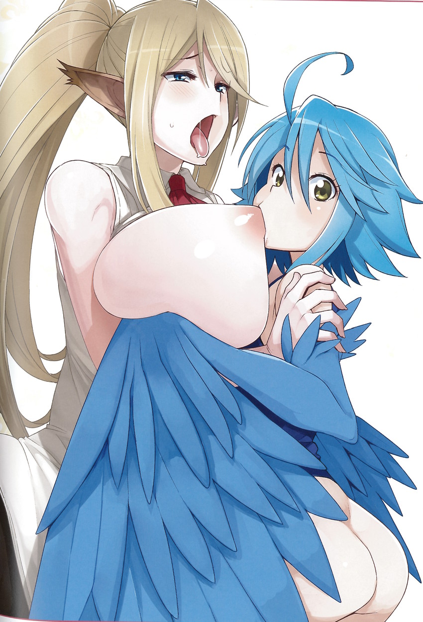 papi and centorea shianus (monster musume no iru nichijou) drawn by tamagoroo