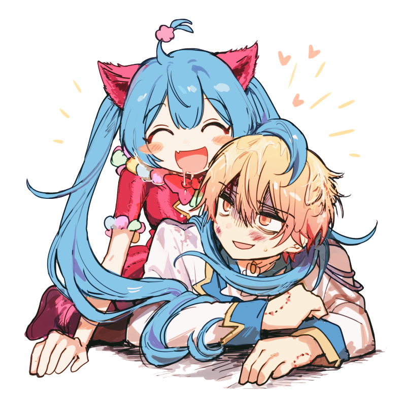 hatsune miku, tenma tsukasa, and wonderlands x showtime miku (vocaloid and 1 more) drawn by jihecchi