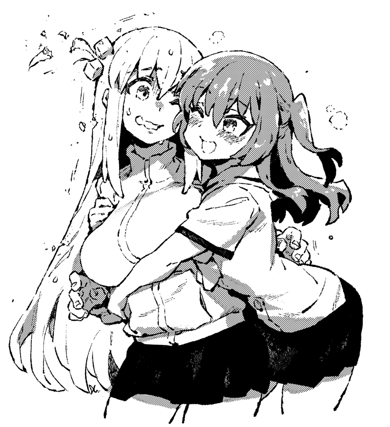 gotoh hitori and kita ikuyo (bocchi the rock!) drawn by ireading