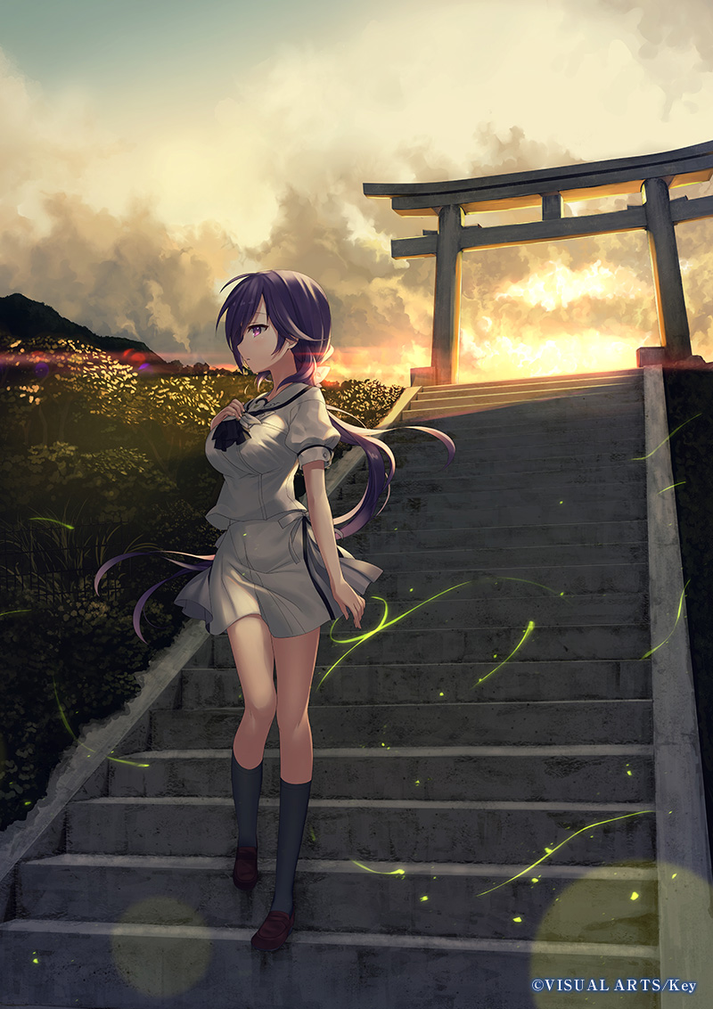 mizuori shizuku (summer pockets) drawn by nagayama_yuunon