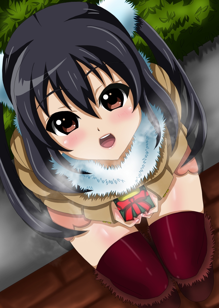 nakano azusa (k-on!) drawn by baretto_(firearms_1)