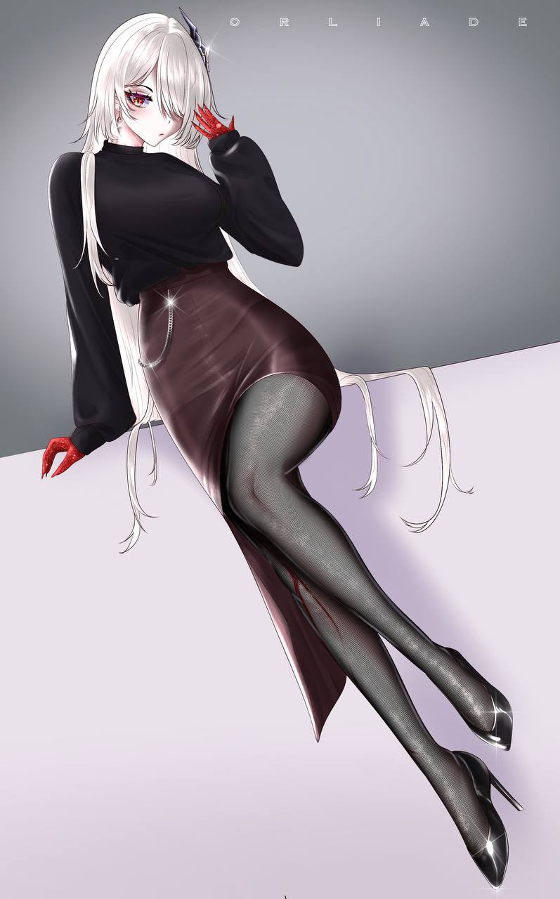 acheron (honkai and 1 more) drawn by orliade_meow