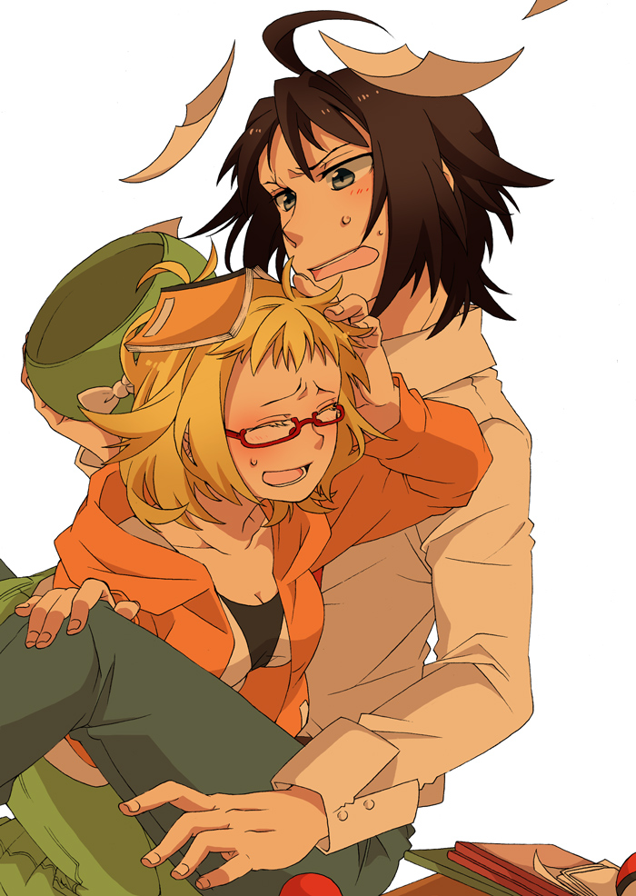 bianca and cheren (pokemon and 1 more) drawn by takagi_kick