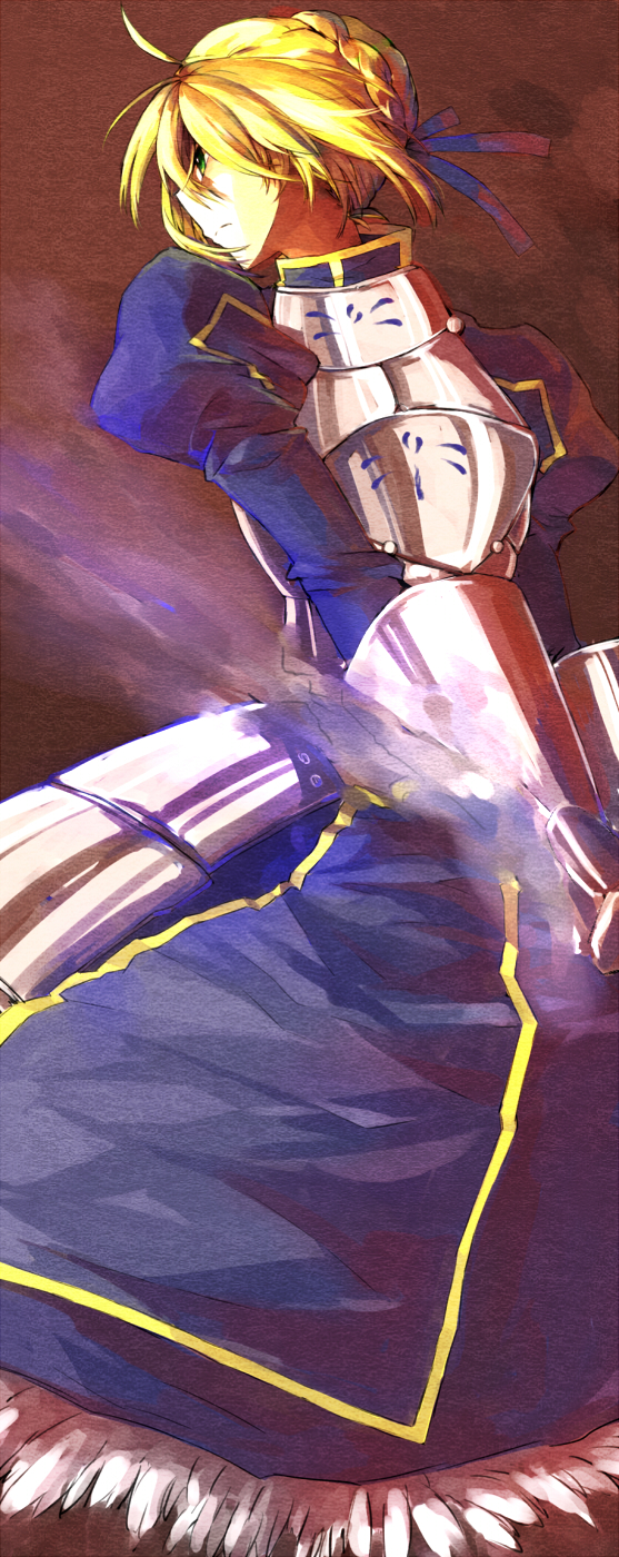 artoria pendragon and saber (fate and 1 more) drawn by lastiny