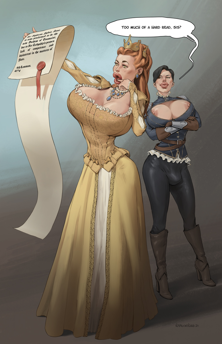 anna henrietta and sylvia anna (the witcher and 1 more) drawn by vermilion_venus