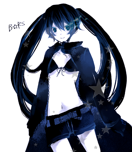 black rock shooter (black rock shooter) drawn by komine