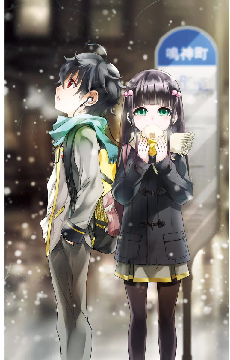 adashino benio and enmadou rokuro (sousei no onmyouji) drawn by sukeno_yoshiaki
