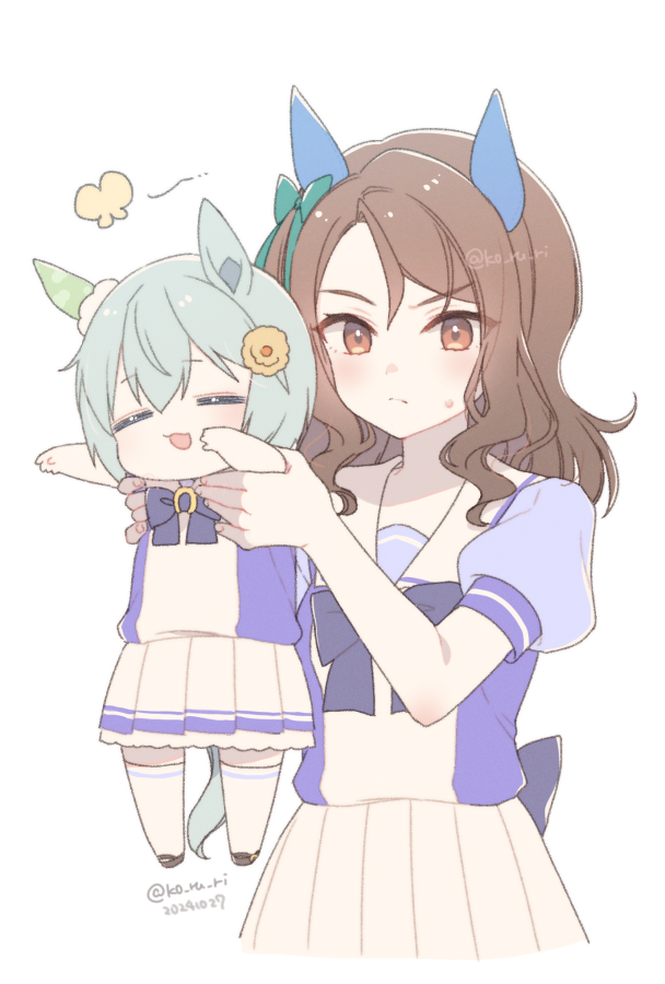 king halo and seiun sky (umamusume) drawn by koruri