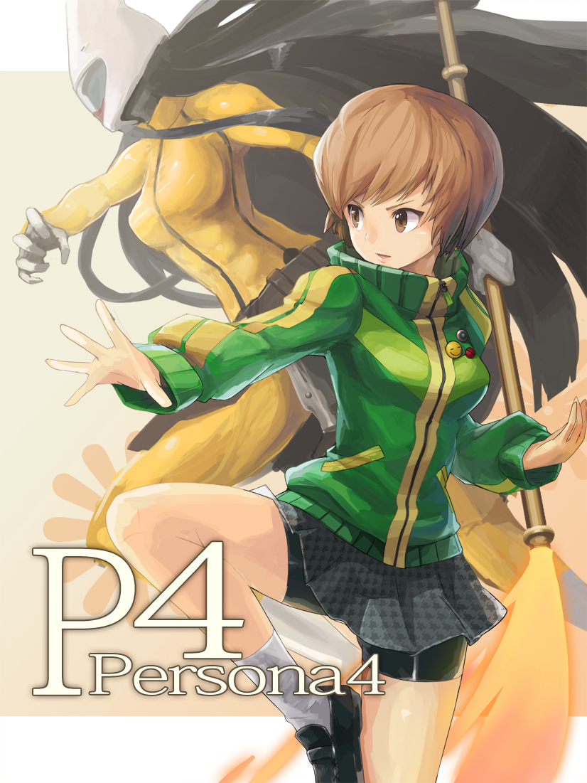 satonaka chie and tomoe (persona and 1 more) drawn by matsumoto_mitsuaki