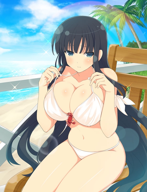 ikaruga (senran kagura and 1 more) drawn by yaegashi_nan