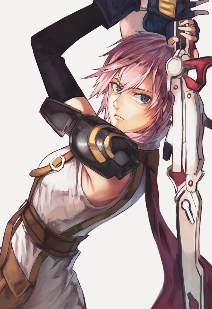 lightning farron (final fantasy and 1 more) drawn by nasubin_(nasubisamurai15)