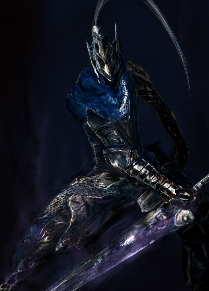 artorias the abysswalker (dark souls and 1 more) drawn by kuma_no_hito