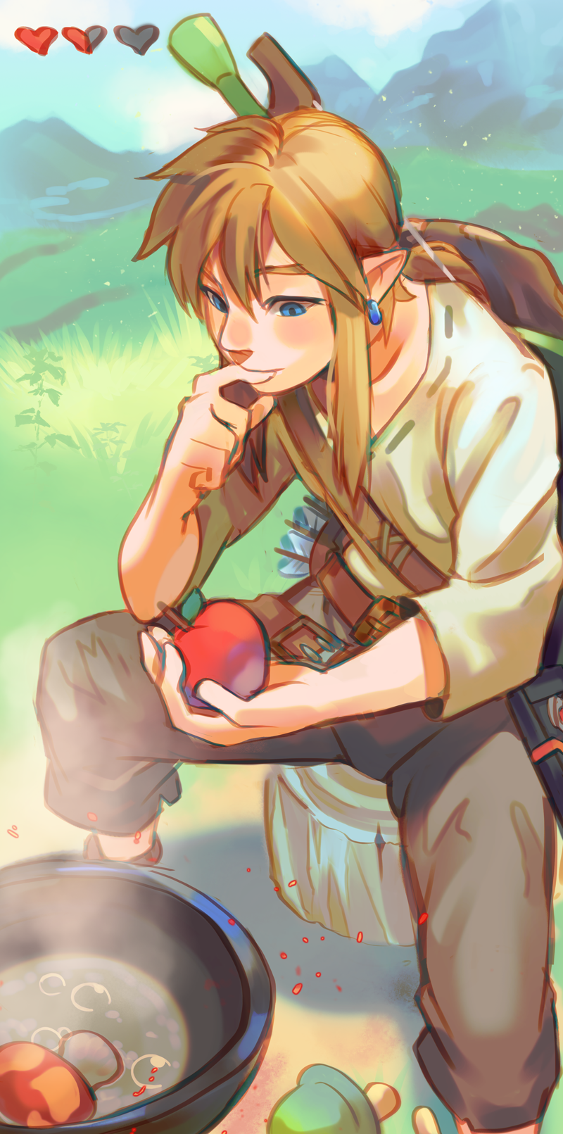link (the legend of zelda and 1 more) drawn by uzucake