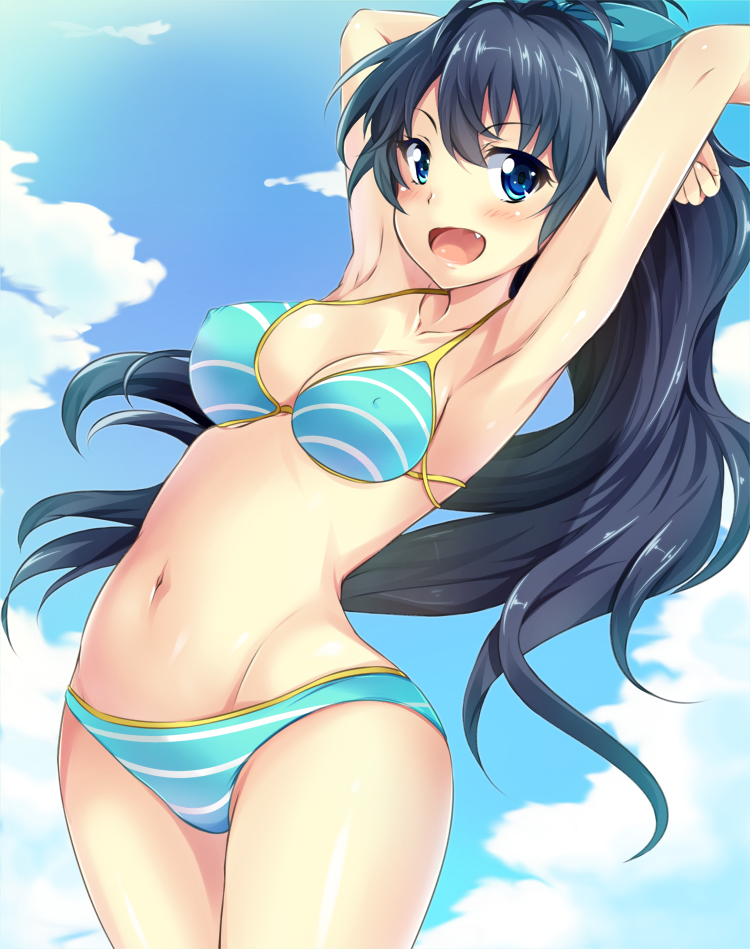 Woman bikini anime panties