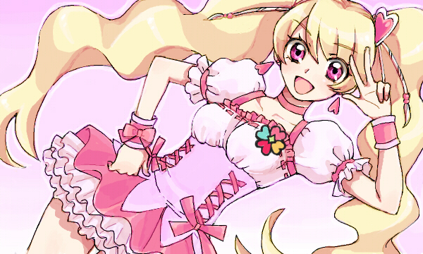 momozono love and cure peach (precure and 1 more) drawn by mironomeo