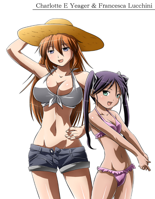 charlotte e. yeager and francesca lucchini (world witches series and 1 more) drawn by steed_(steed_enterprise)