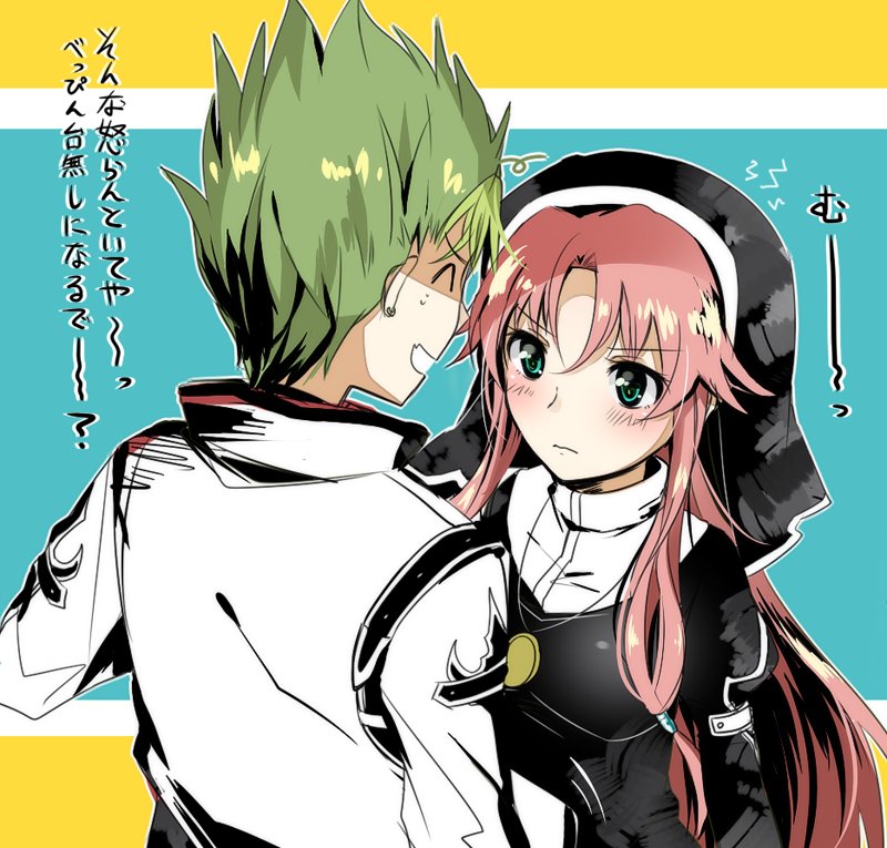 kevin graham and ries argent (eiyuu densetsu and 1 more) drawn by enoki_nai