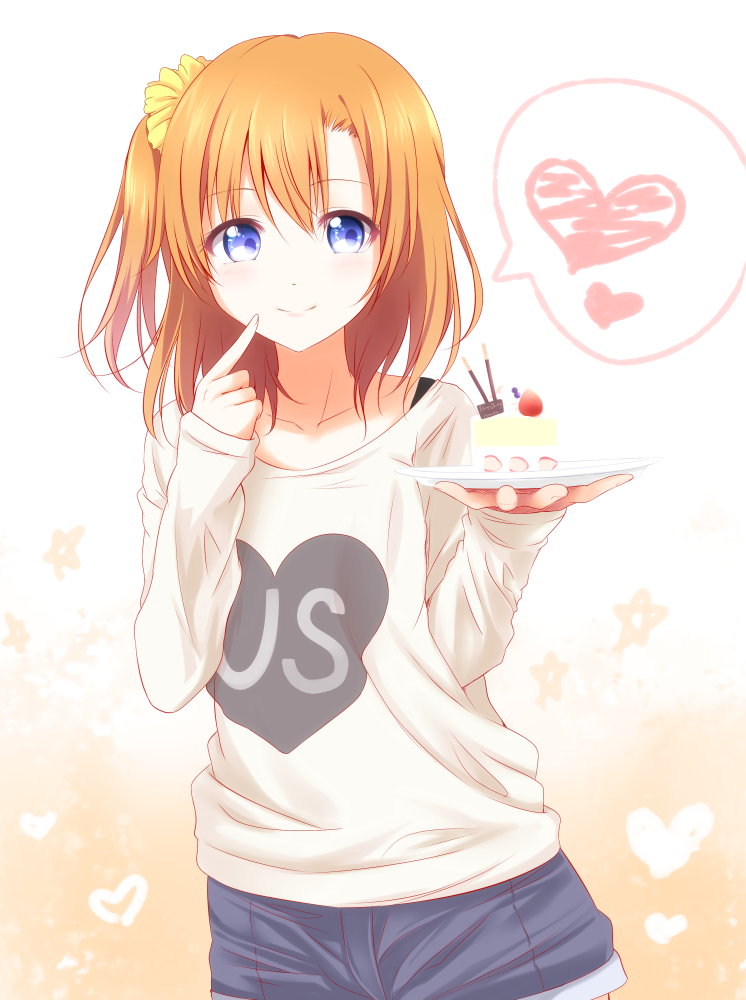 kosaka honoka (love live! and 1 more) drawn by yuki_(sangeki5806)
