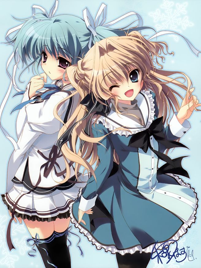 sena airi and uryuu sakuno (mashiroiro symphony) drawn by izumi_tsubasu