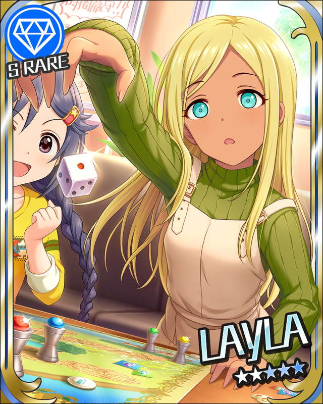 layla and miyoshi sana (idolmaster and 1 more)