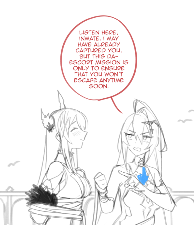 nerissa ravencroft and elizabeth rose bloodflame (hololive and 1 more) drawn by dasdokter