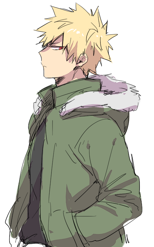 bakugou katsuki (boku no hero academia) drawn by tooru_(jux)