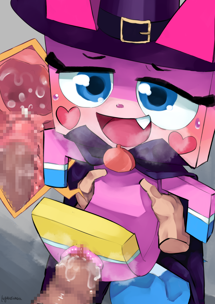 princess unikitty (the lego group and 1 more) drawn by karasuma234