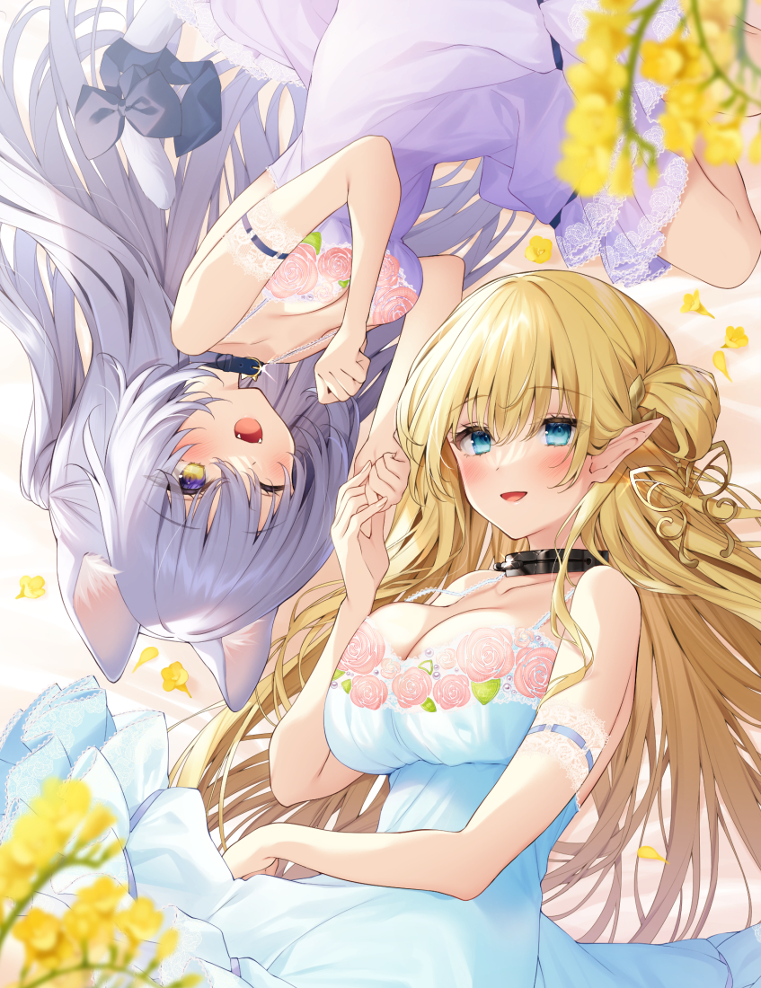lilia (elf seidorei to kizuku dungeon harem) drawn by navy_(navy.blue)