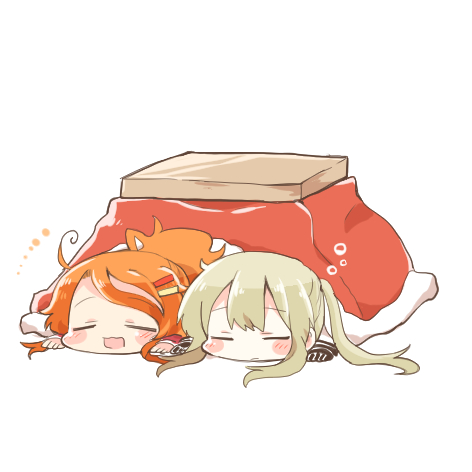 graf zeppelin and aquila (kantai collection) drawn by rebecca_(keinelove)