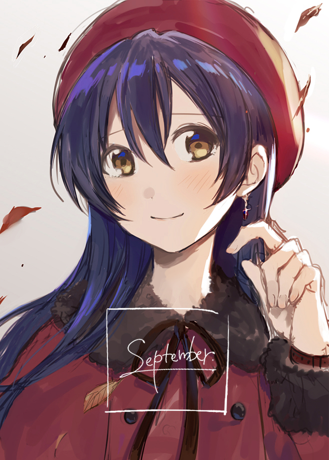 sonoda umi (love live! and 1 more) drawn by sakaki_kayumu