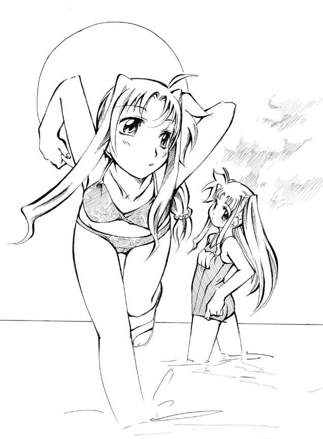 fate testarossa (lyrical nanoha and 1 more) drawn by jason_(kaiten_kussaku_kikou)