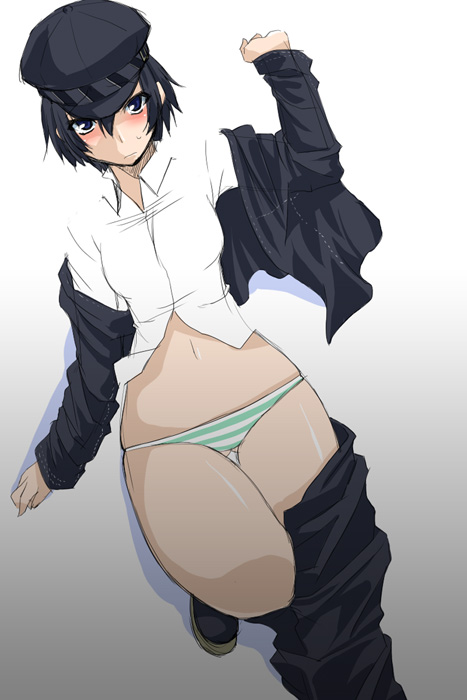 shirogane naoto (persona and 1 more) drawn by utamaro