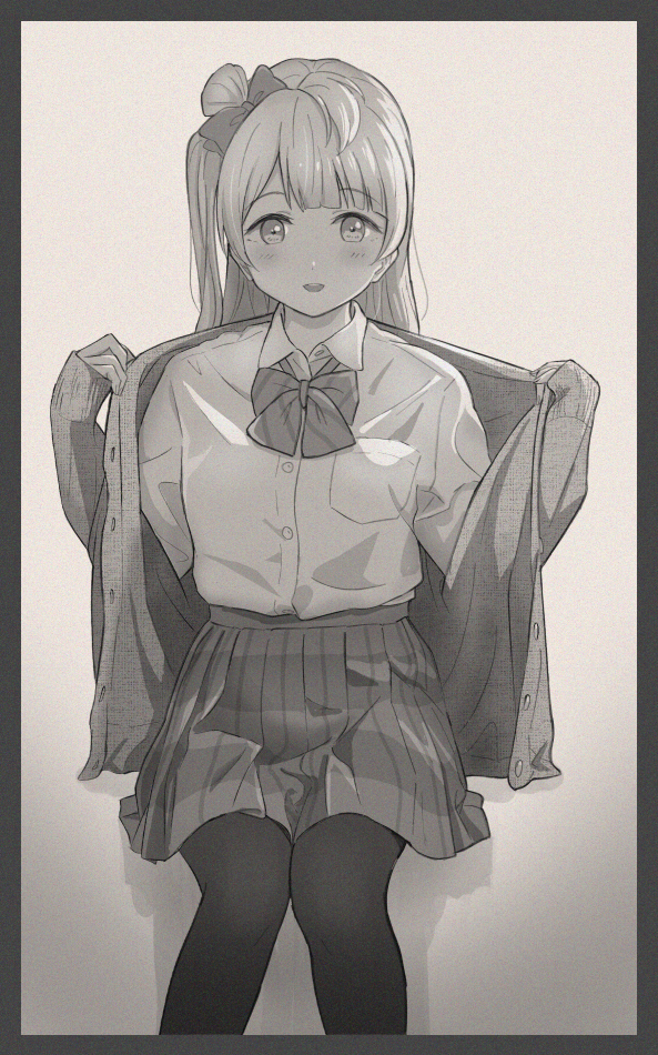 minami kotori (love live! and 1 more) drawn by shibasaki_shouji