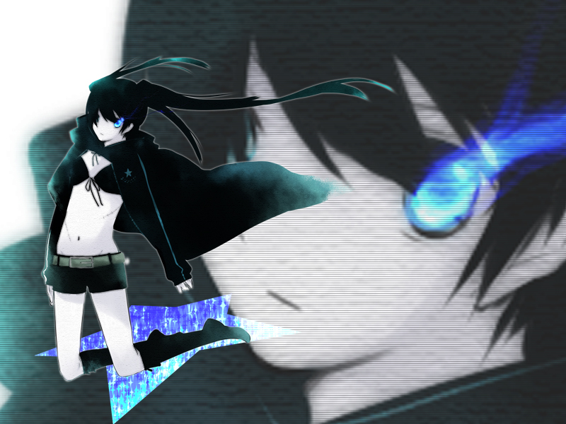 black rock shooter (black rock shooter) drawn by takatori_akira