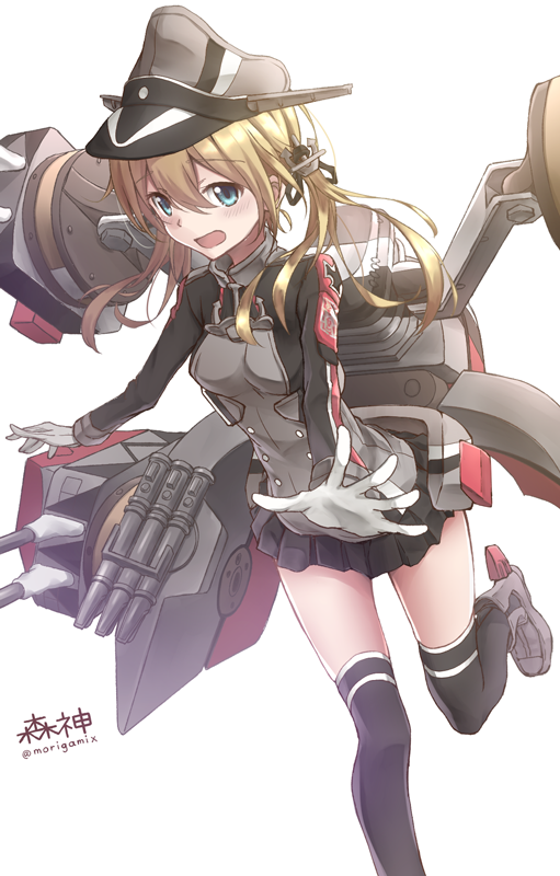 prinz eugen (kantai collection) drawn by morigami_(morigami_no_yashiro)