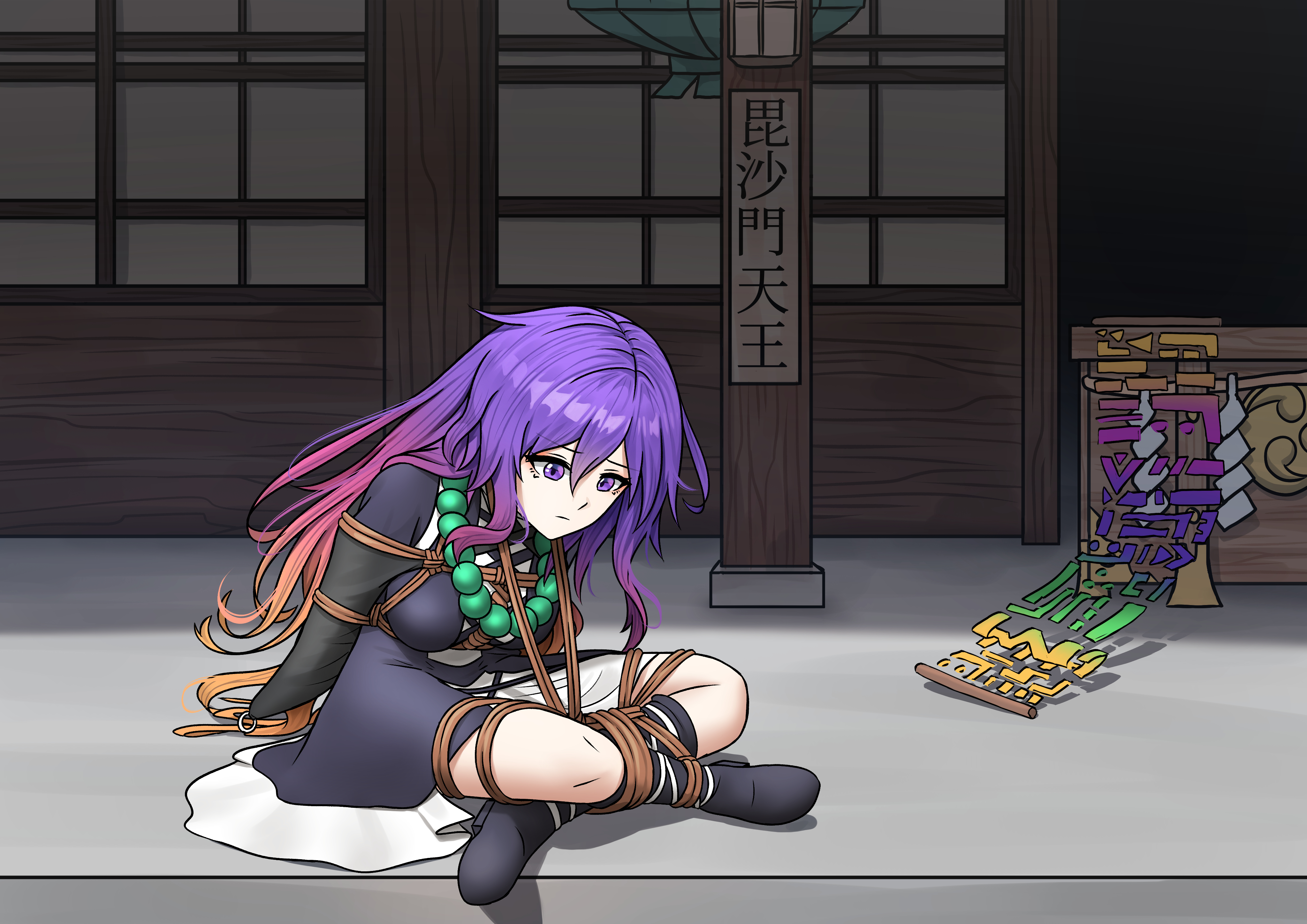 hijiri byakuren (touhou) drawn by haziqfox | Danbooru
