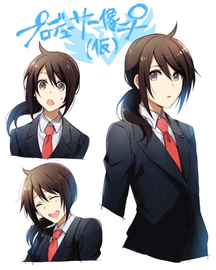 producer (idolmaster and 1 more) drawn by shiron_(shiro_n)